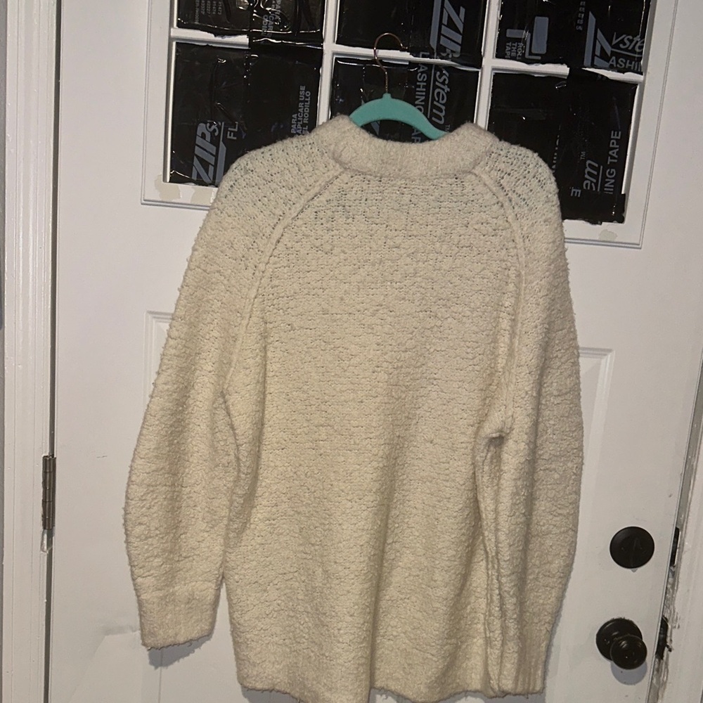 Free People Cozy Cream Turtleneck Sweater - Picture 7 of 10